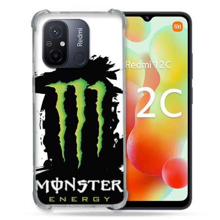Coque Renforcée Pour Xiaomi Redmi 12C Monster Energy Tache