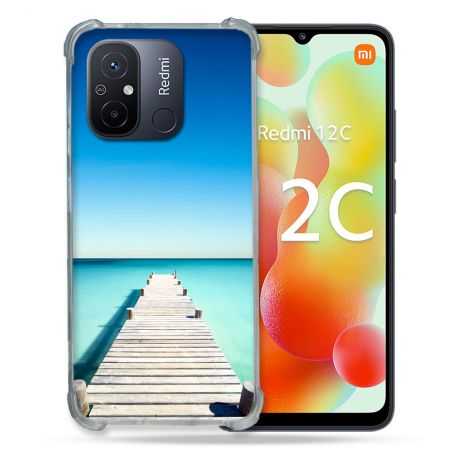 Coque Renforcée Pour Xiaomi Redmi 12C Nature Pont Mer