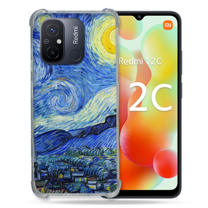 Coque Renforcée Pour Xiaomi Redmi 12C Peinture La nuit étoilée