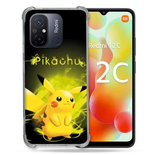 Coque Renforcée Pour Xiaomi Redmi 12C Pokemon Pikachu Eclair