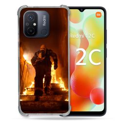 Coque Renforcée Pour Xiaomi Redmi 12C Pompier Escalier
