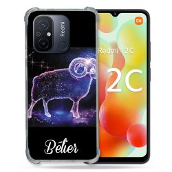 Coque Renforcée Pour Xiaomi Redmi 12C Signe Zodiaque 2 Bélier