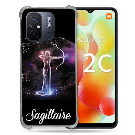 Coque Renforcée Pour Xiaomi Redmi 12C Signe Zodiaque 2 Sagittaire