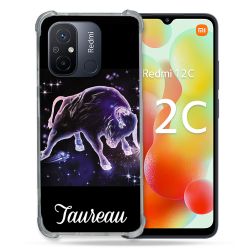 Coque Renforcée Pour Xiaomi Redmi 12C Signe Zodiaque 2 Taureau
