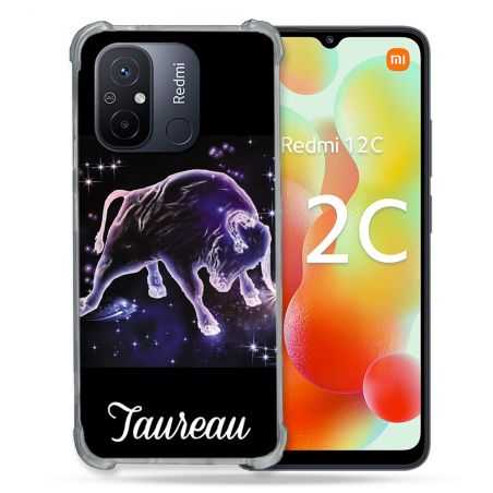 Coque Renforcée Pour Xiaomi Redmi 12C Signe Zodiaque 2 Taureau