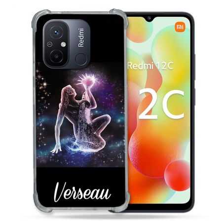 Coque Renforcée Pour Xiaomi Redmi 12C Signe Zodiaque 2 Verseau