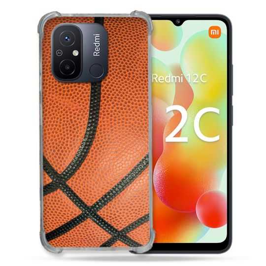 Coque Renforcée Pour Xiaomi Redmi 12C Sport Ballon Basket