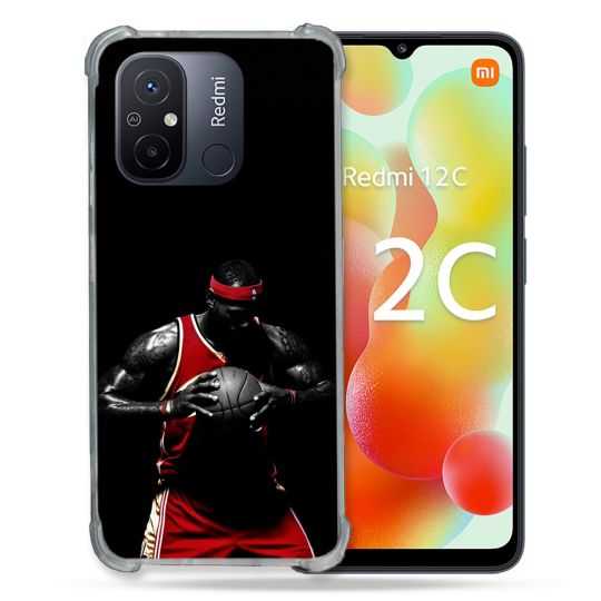 Coque Renforcée Pour Xiaomi Redmi 12C Sport Basketeur