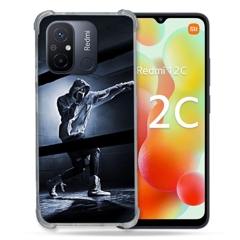 Coque Renforcée Pour Xiaomi Redmi 12C Sport Boxe Poing