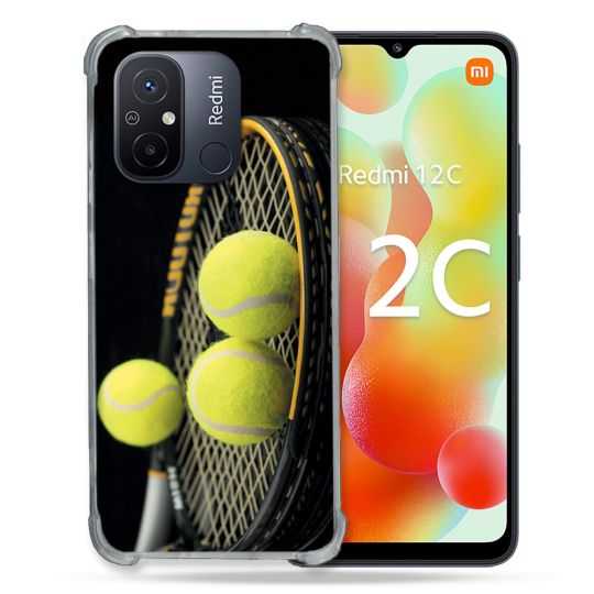 Coque Renforcée Pour Xiaomi Redmi 12C Sport Tennis Balls