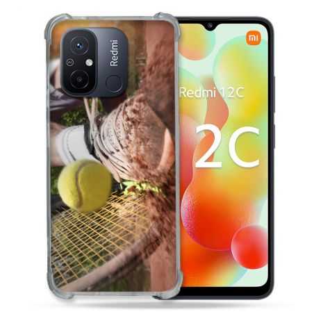 Coque Renforcée Pour Xiaomi Redmi 12C Sport Tennis Glissade