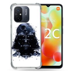 Coque Renforcée Pour Xiaomi Redmi 12C Star Wars - Dark Vador Blanc