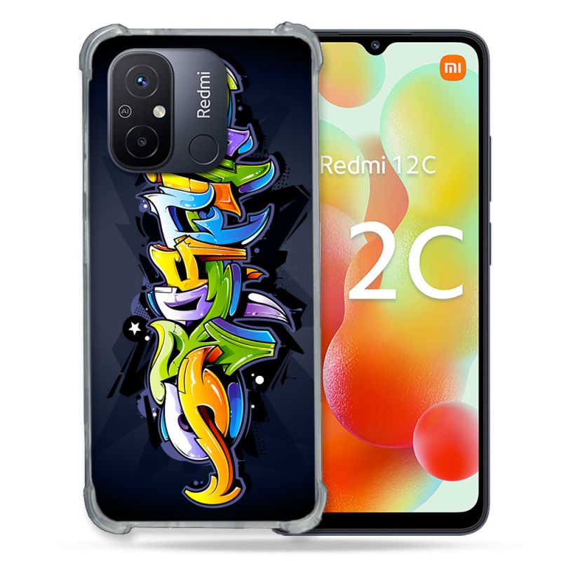 Coque Renforcée Pour Xiaomi Redmi 12C Street Art Graffiti