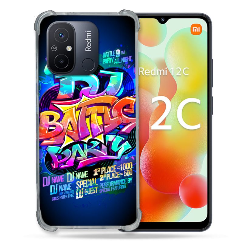 Coque Renforcée Pour Xiaomi Redmi 12C Street Art Rap