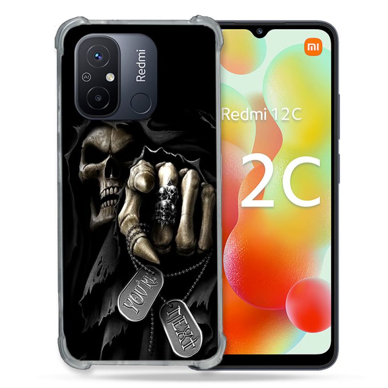 Coque Renforcée Pour Xiaomi Redmi 12C Tete de Mort Your Next