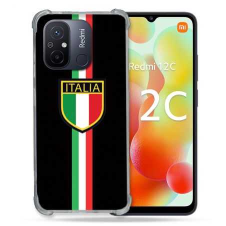 Coque Renforcée Pour Xiaomi Redmi 12C Voyage Italie 3 Noir