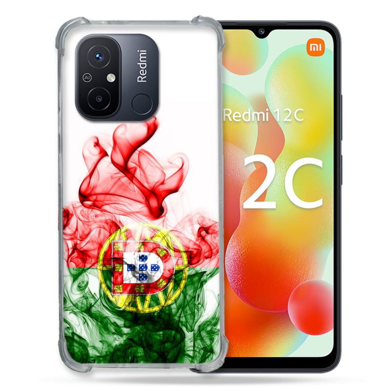 Coque Renforcée Pour Xiaomi Redmi 12C Voyage Portugal Flamme