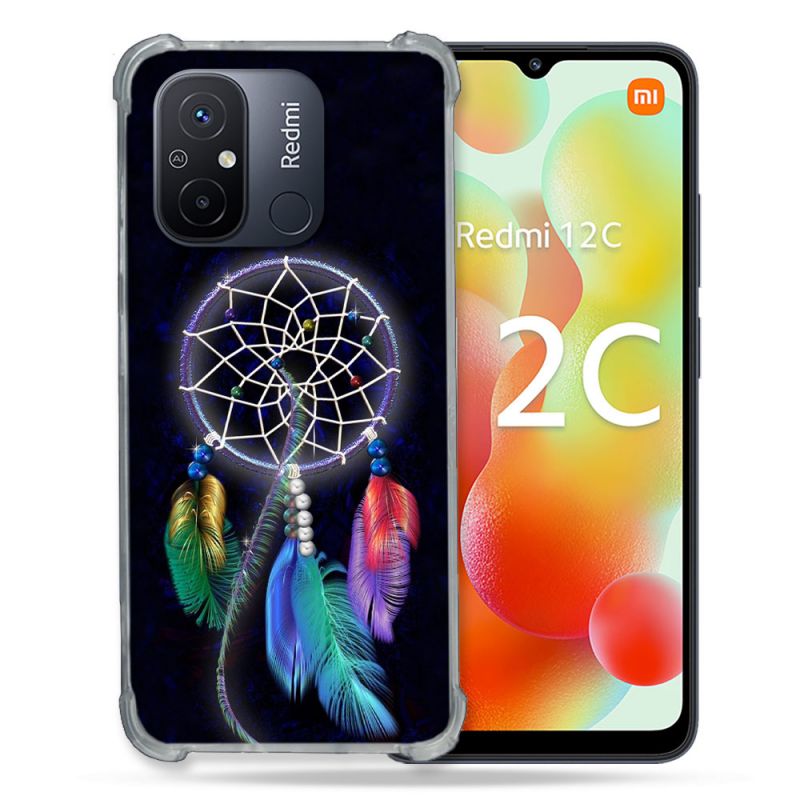 Coque Renforcée Pour Xiaomi Redmi 12C Zen Attrape Reve Multicolore