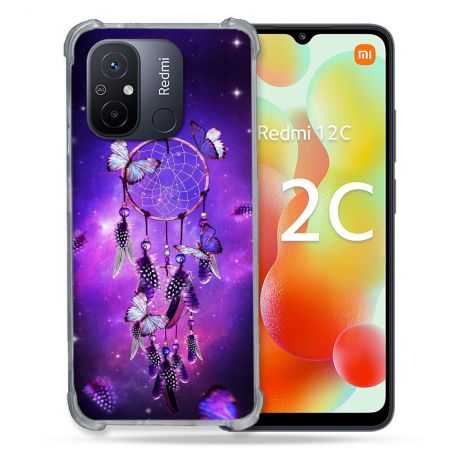 Coque Renforcée Pour Xiaomi Redmi 12C Zen Attrape Reve Papillon