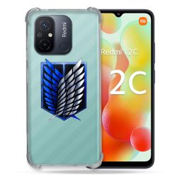 Coque Renforcée Transparente Pour Xiaomi Redmi 12C Attaque Titan Logo