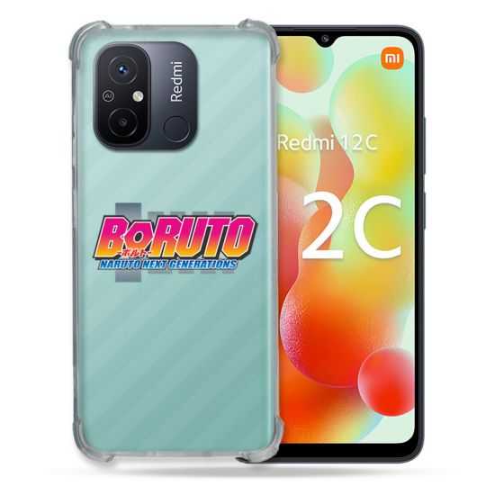 Coque Renforcée Transparente Pour Xiaomi Redmi 12C Boruto Logo