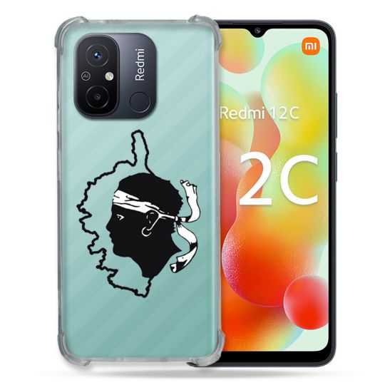 Coque Renforcée Transparente Pour Xiaomi Redmi 12C Corse