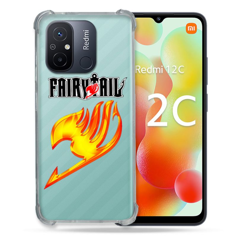 Coque Renforcée Transparente Pour Xiaomi Redmi 12C Fairy Tail