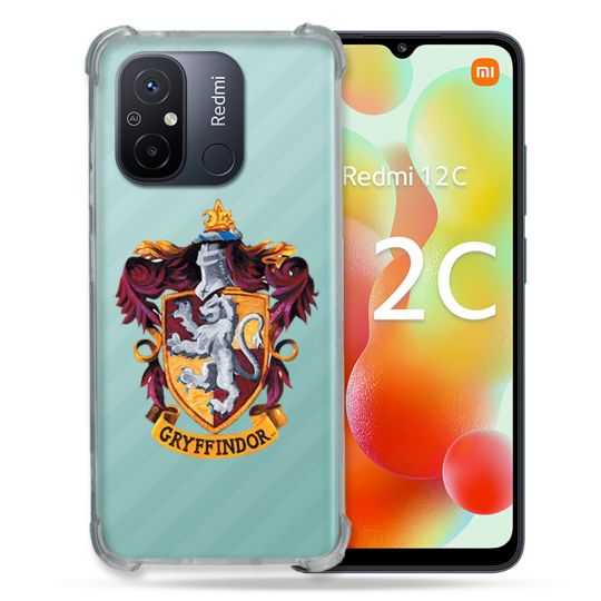 Coque Renforcée Transparente Pour Xiaomi Redmi 12C Harry Potter Griffindor