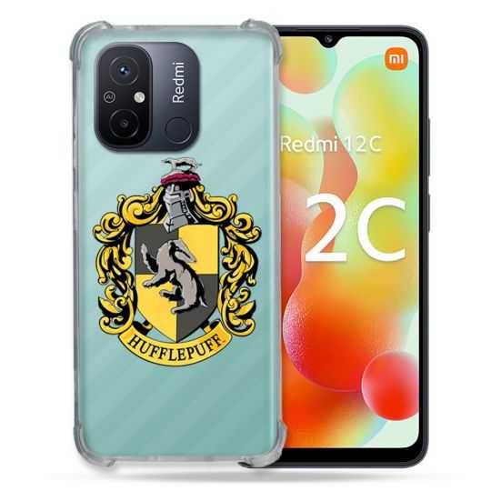 Coque Renforcée Transparente Pour Xiaomi Redmi 12C Harry Potter Hufflepuff