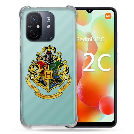 Coque Renforcée Transparente Pour Xiaomi Redmi 12C Harry Potter Poudlard