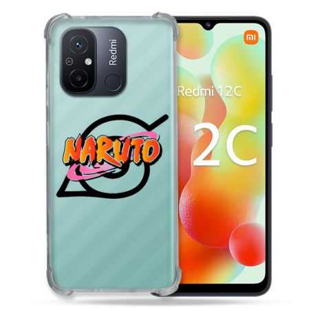 Coque Renforcée Transparente Pour Xiaomi Redmi 12C Naruto Logo