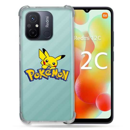 Coque Renforcée Transparente Pour Xiaomi Redmi 12C Pokemon