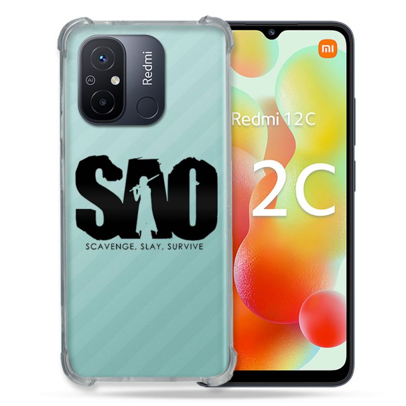 Coque Renforcée Transparente Pour Xiaomi Redmi 12C SAO