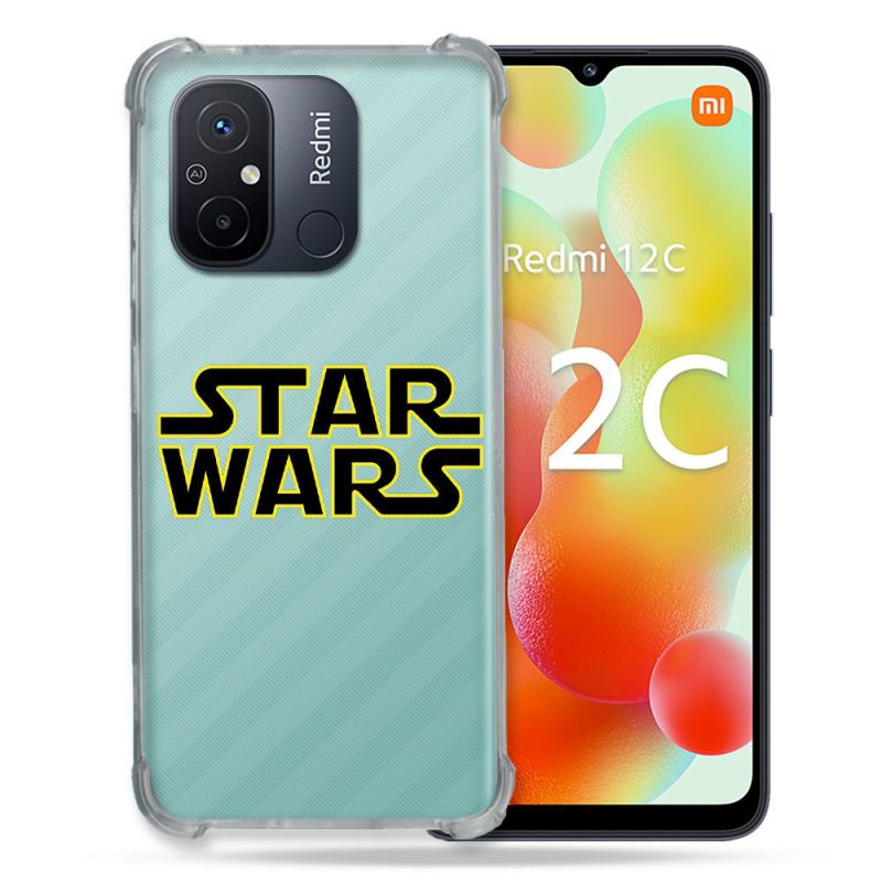 Coque Renforcée Transparente Pour Xiaomi Redmi 12C Star Wars