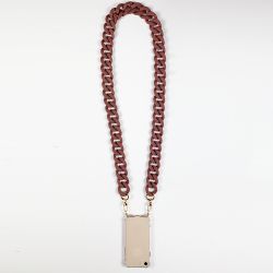 Coque Renforcée Transparente Pour Xiaomi Redmi 12C Lanière / Cordon Anneaux Bordeau