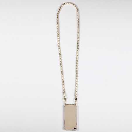 Coque Renforcée Transparente Pour Xiaomi Redmi 12C Lanière / Cordon Chaine suspendue Blanc