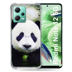 Coque Renforcée En Verre Trempé Pour Xiaomi Redmi Note 12 5G Animal Panda Color