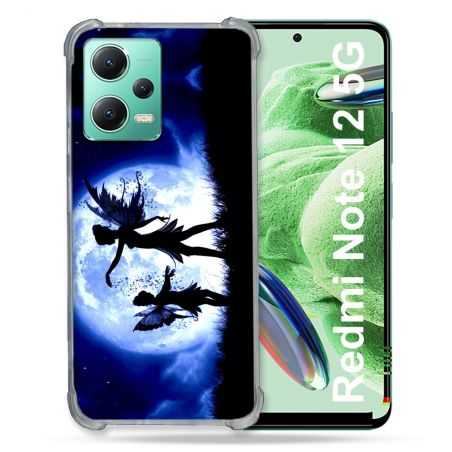 Coque Renforcée En Verre Trempé Pour Xiaomi Redmi Note 12 5G Fantastique Fee Lune