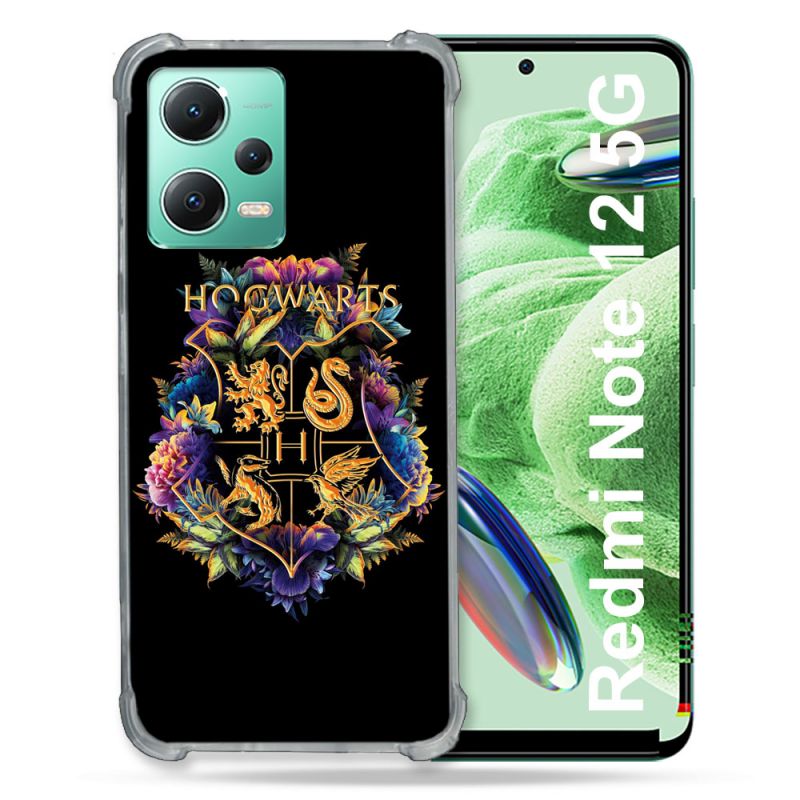 Coque Renforcée En Verre Trempé Pour Xiaomi Redmi Note 12 5G Harry Potter Hogwarts