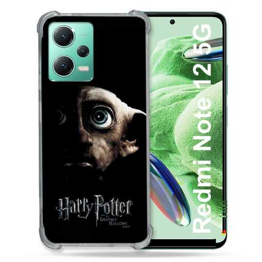Coque Renforcée En Verre Trempé Pour Xiaomi Redmi Note 12 5G Harry Potter Hollows Dobby