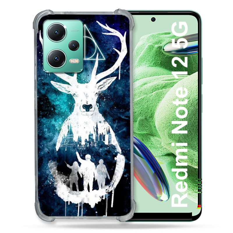 Coque Renforcée En Verre Trempé Pour Xiaomi Redmi Note 12 5G Harry Potter Patronome