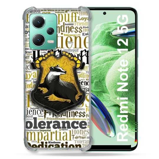 Coque Renforcée En Verre Trempé Pour Xiaomi Redmi Note 12 5G Harry Potter Poursouffle