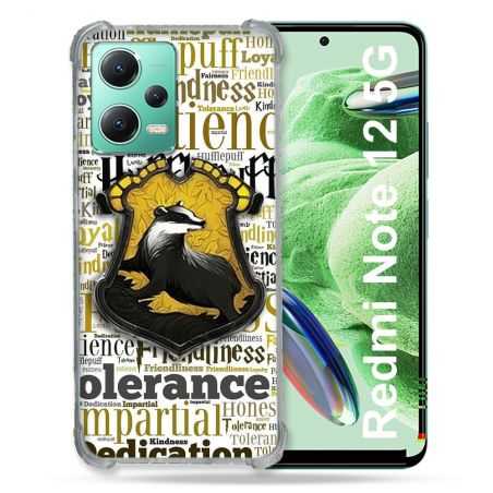 Coque Renforcée En Verre Trempé Pour Xiaomi Redmi Note 12 5G Harry Potter Poursouffle