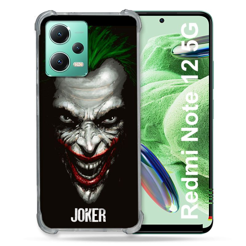 Coque Renforcée En Verre Trempé Pour Xiaomi Redmi Note 12 5G Joker Noir