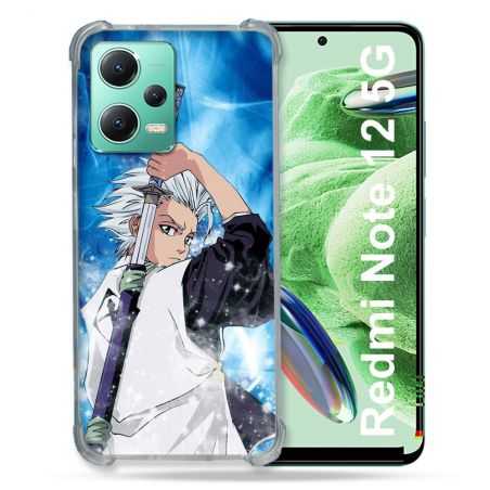 Coque Renforcée En Verre Trempé Pour Xiaomi Redmi Note 12 5G Manga Bleach Hitsugaya