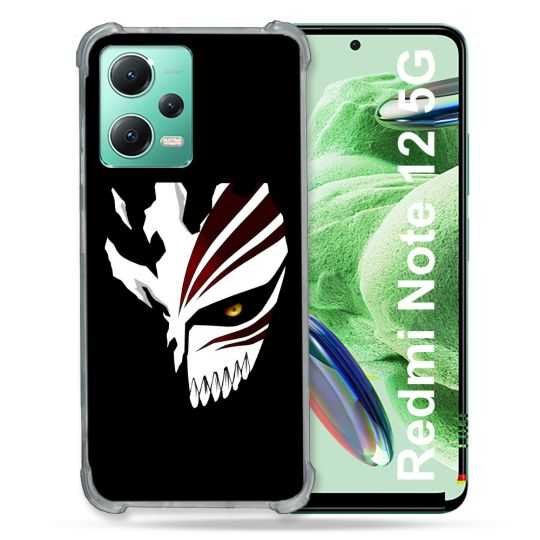 Coque Renforcée En Verre Trempé Pour Xiaomi Redmi Note 12 5G Manga Bleach Masque