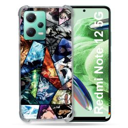 Coque Renforcée En Verre Trempé Pour Xiaomi Redmi Note 12 5G Manga Bleach Pele Mele
