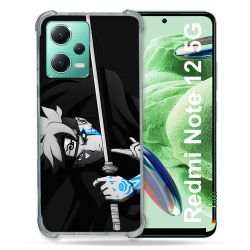 Coque Renforcée En Verre Trempé Pour Xiaomi Redmi Note 12 5G Manga Boruto Epée