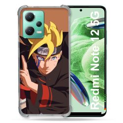 Coque Renforcée En Verre Trempé Pour Xiaomi Redmi Note 12 5G Manga Boruto Signe