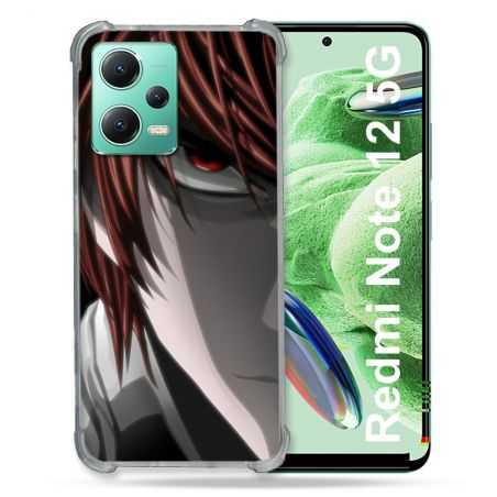 Coque Renforcée En Verre Trempé Pour Xiaomi Redmi Note 12 5G Manga Death Note Kira